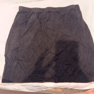 SHEIN Black Mini Skirt